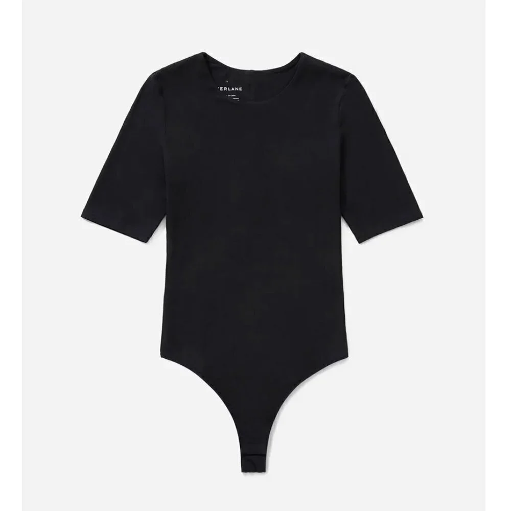 Everlane | The Short-Sleeve Crew Neck Bodysuit | Thong Back | - Picture 5 of 7